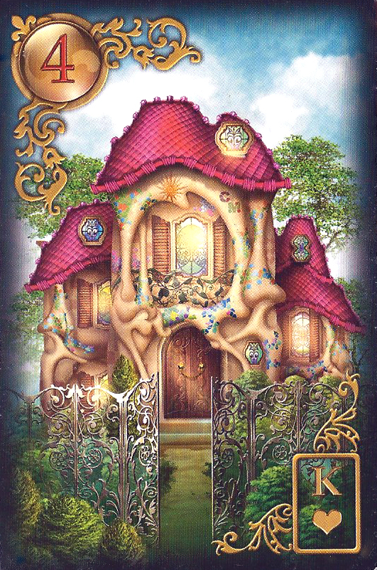 Bedutung Lenormand Tageskarte das Haus