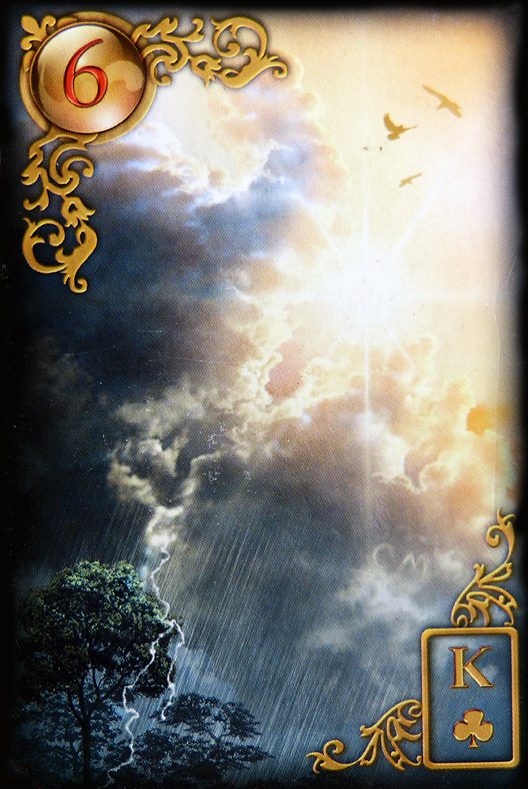 Bedeutung der Lenormand Tageskarte die Wolken
