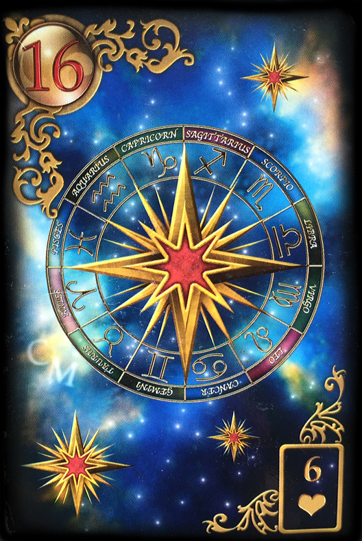 Lenormand Tageskarte die Sterne