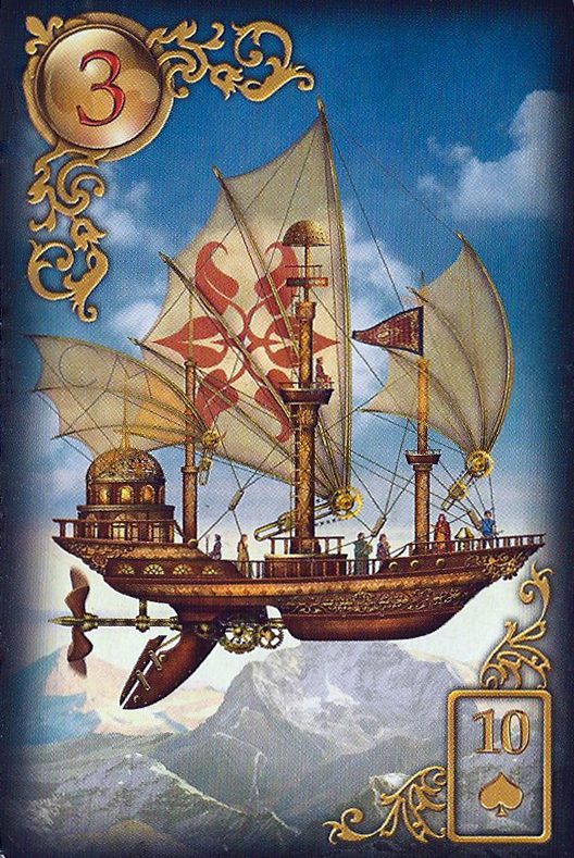 Meaning of the Lenormand Tarot Day Card the Ship
