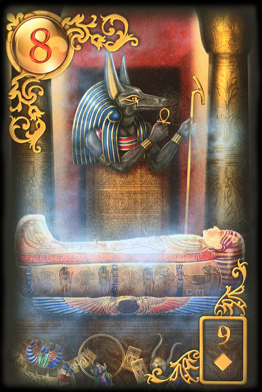 Meaning of the Lenormand Day Card the Cofin